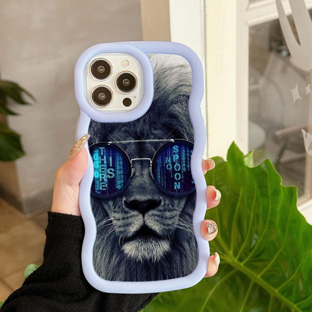 

Ae86 Lion Black Design Art защитные чехлы для телефонов Samsung S24 Plus S23 Ultra A14 A55 A06 Honor X9b Motorola OnePlus Big Wave TPU задняя крышка OnePlus Nord CE 3 Lite