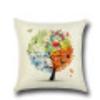 Fashionable Pillows Pastoral Fresh Cartoon Flower Tree Pattern Pillow Creative Home Pillow Case Does Not Include Core