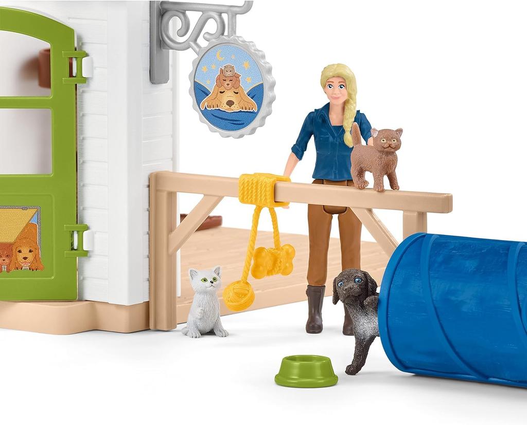[Amazon.co.jp Exclusive] Schleich Farm World Pet Hotel 42607