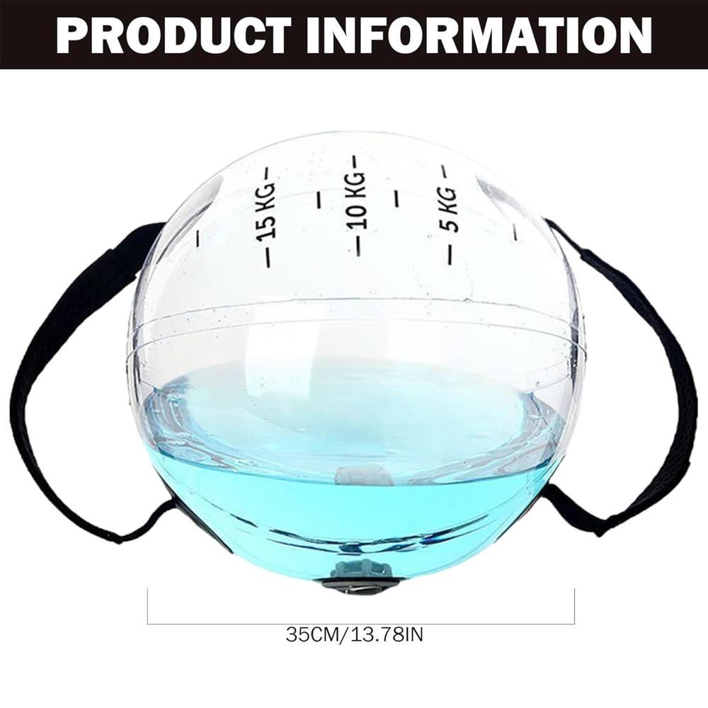 1 szt. Worek Wodny Treningowy Baseballowy - Piłka Treningowa Wypełniona Wodą, Piłka Treningowa Aqua z Obciążeniem | Piłka Treningowa Wypełniona Płynem z Uchwytem