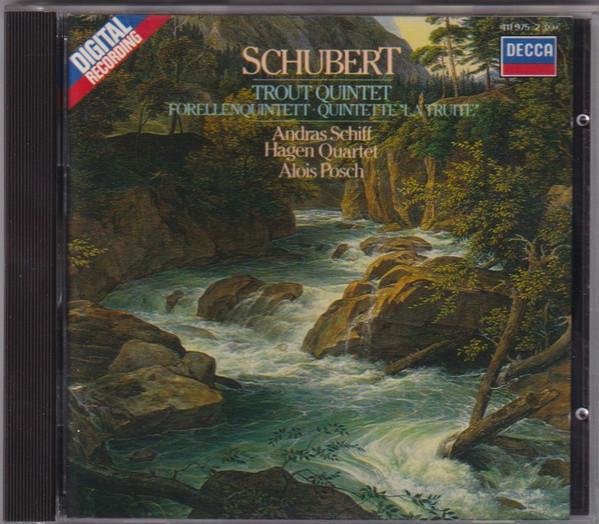 

LP Record ANDRAS SCHIFF HAGEN QUARTET ALOIS Schubert Trout Quintet 4119752 Decca 1984 US Classical Used
