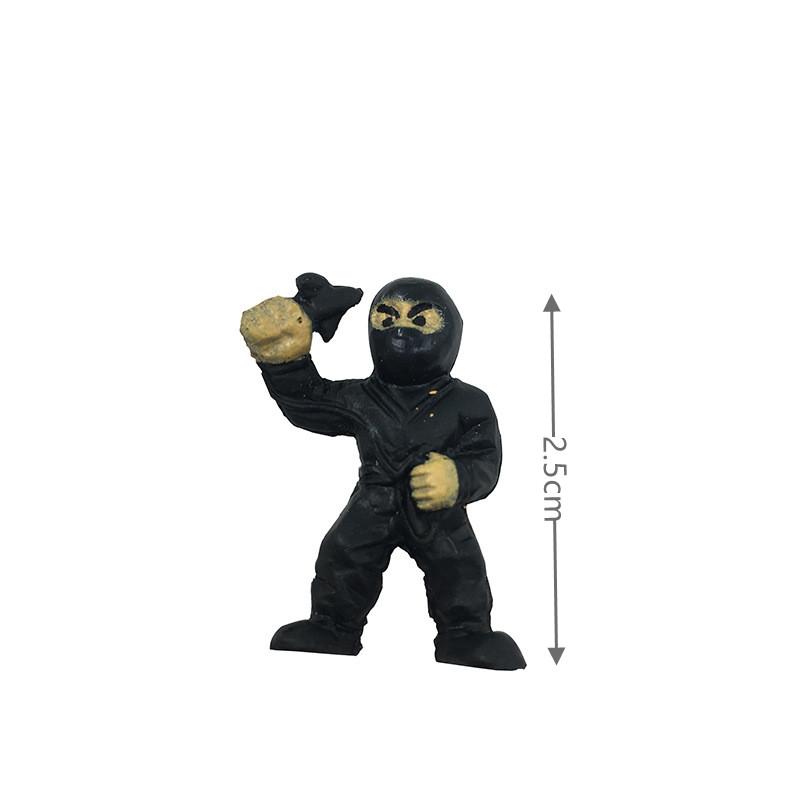 15/30pcs Mini Ninja Standing Action Model Children's Toy Cartoon Anime Action Doll A standing little toy boy gift