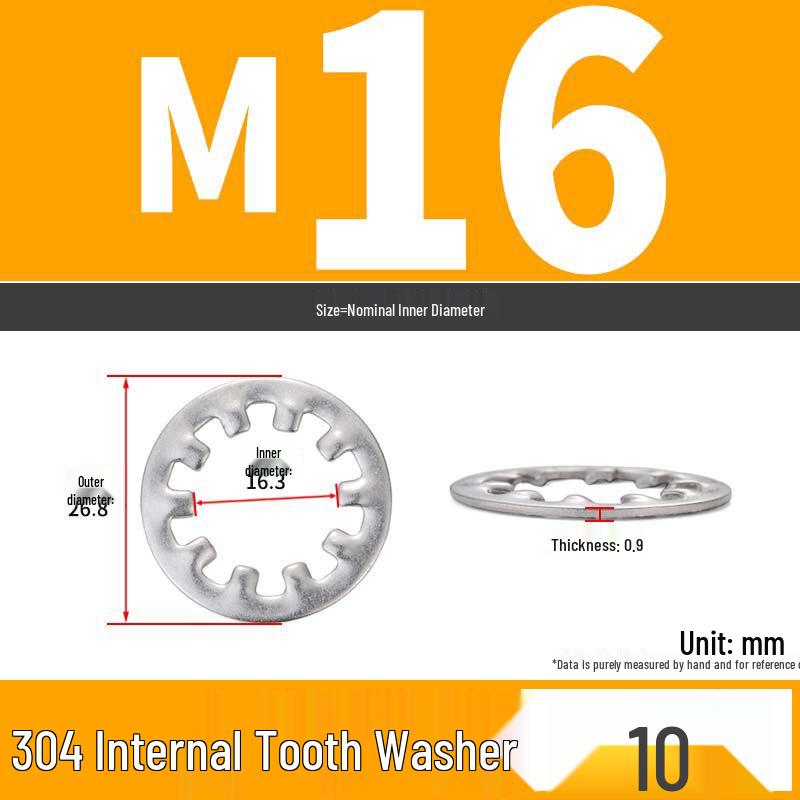 Iron Serrated Locking Washer Set with Anti-Loosening Shims