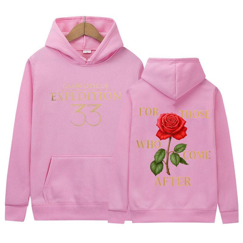 Clair Obscur Expédition 33 Print Graphic Hoody Unisex Casual Oversized Long Sleeve Sweatshirt Fashion High Quality Fleece Hoodie