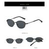 Metal-framed cat-eye sunglasses, retro style, trendy, suitable for driving