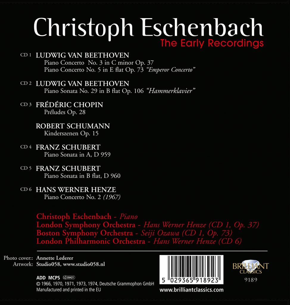 Eschenbach Masterpieces 6-disc Set
