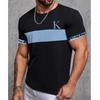 Summer Round Neck 3D King Printed Top Fashionable Casual Short Sleeved Men's T-shirts