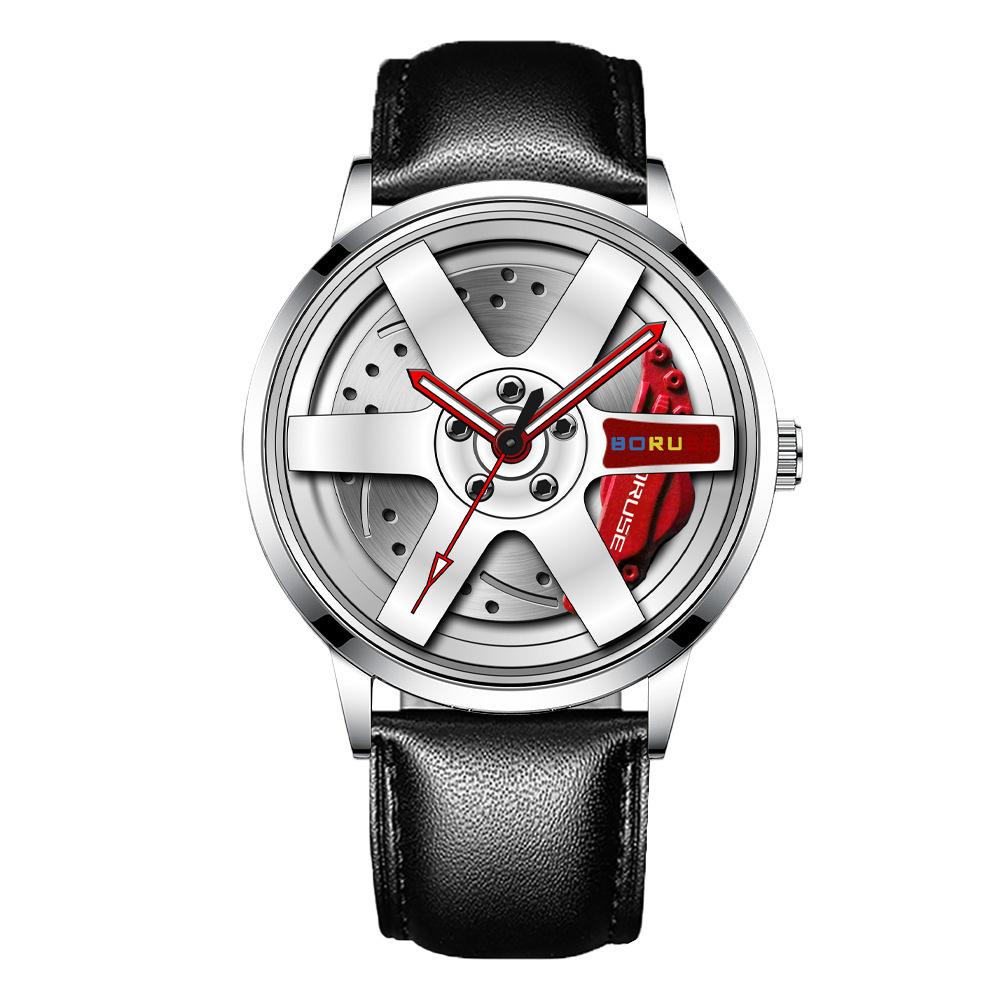 

Boruse Trend Caliper Wheel Watch Men S Waterproof Date Fully Automatic Quartz Watch