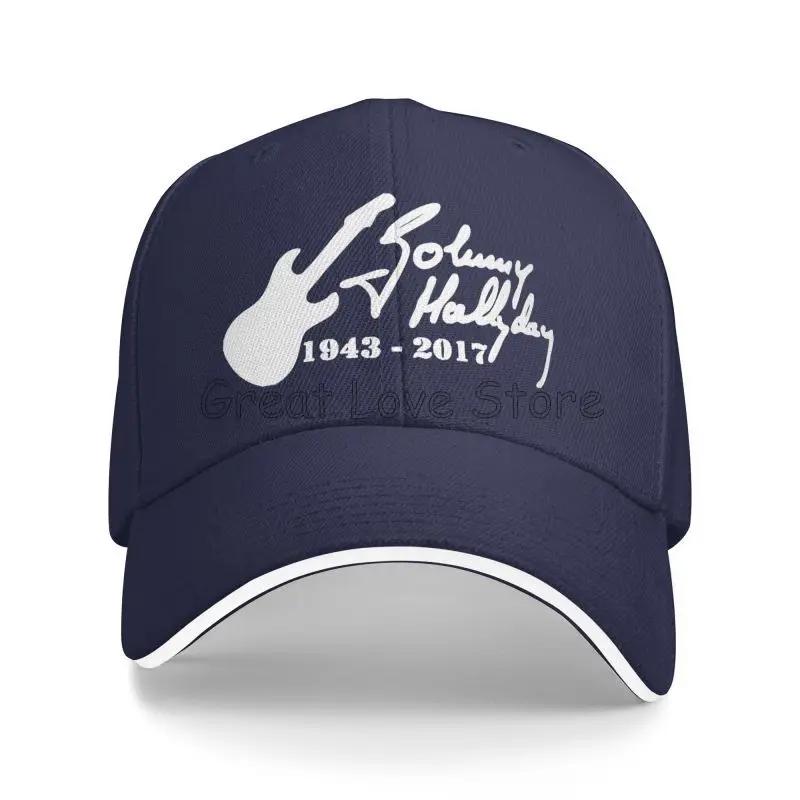 

Johnny Hallyday Print Baseball Cap French Rock Legend Bucket Hat Unisex Adjustable Snapback Sun Hat Unisex Sandwich Cap Adjustable
