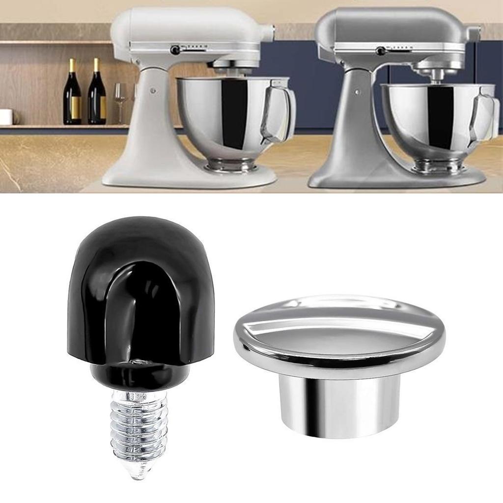 Hub Attachment Cap and Screw Set Mixer Attachment Cap Mixer Hub Cap Stand Mixer Repair Set Suitable for 4.5QT-5QT Mixers