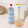 Multifunctional Kitchen Roll and Storage Rack for Paper Towels, Disposable Rags, and Plastic Wrap
