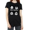 Disney Womens/Ladies Mickey Mouse Head Cotton Boyfriend T-Shirt