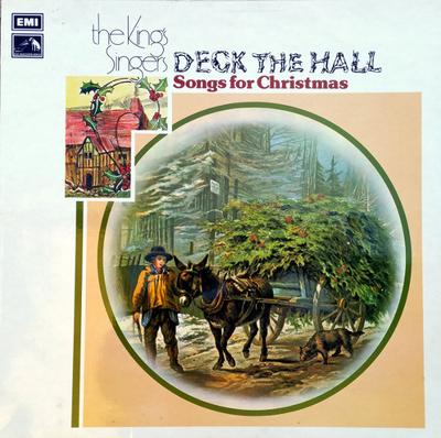 LP Record KING'S SINGERS - Deck The Hall - Songs For Christmas HQS1308 His Master's Vo 1973 UK Classical Used