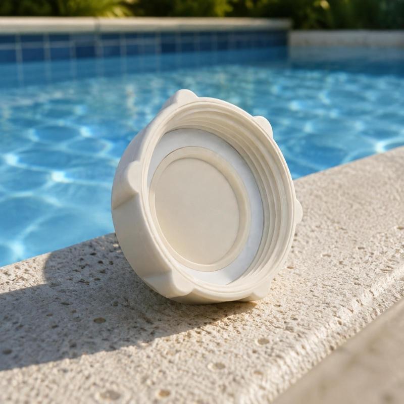 P01006 Pool Drain Valves Cover for Direct Replacement, Molded Plastic Construction for Home Pools and Swimming Facilities