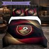 Set Biancheria da Letto Bournemouth Football 3 Pezzi Morbido Set Copripiumino con Federe Set Decorazione Camera da Letto per la Casa