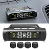 Solar Power TPMS Car Tire Pressure Alarm Monitor System, Auto Security Alarm Systems, Tyre Pressure Temperature Warning