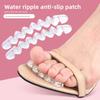 Anti-skid Sticker Sandals High Heels Water Ripple Transparent Forefoot Pad Invisible Anti-skid Sticker Gel Forefoot Half Size Pad