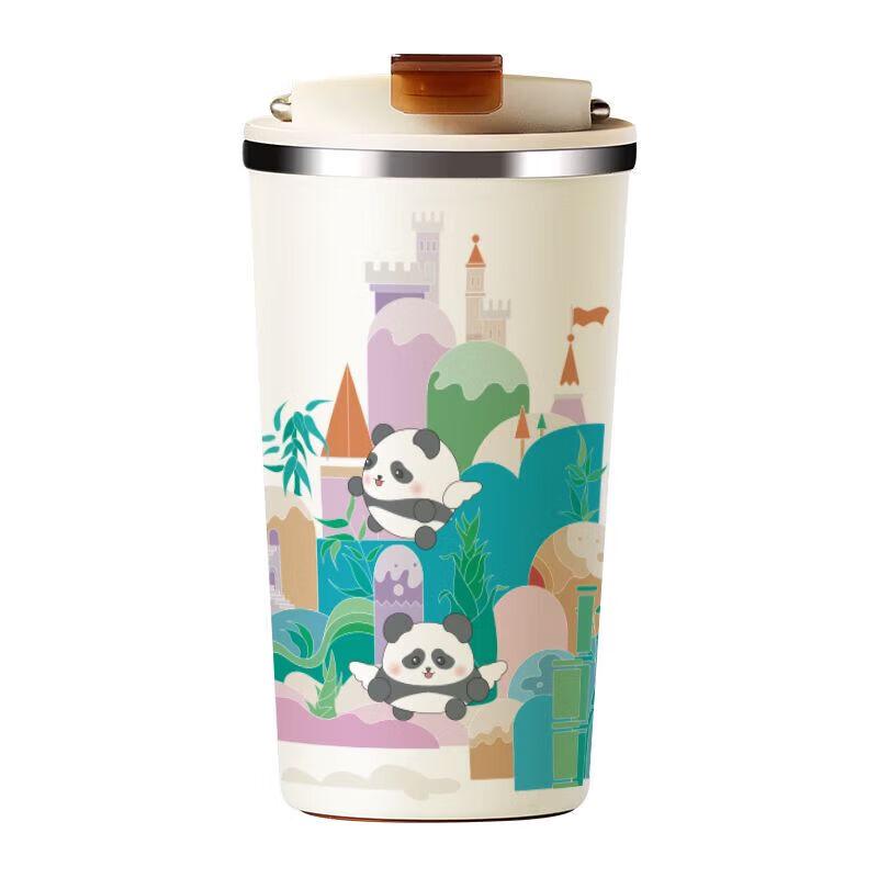 XiShi Ceramic Lined Insulated Coffee Cup