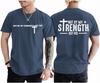 Tuislay Christian Shirts for Men Jesus Cross Shirt Faith Graphic Tees Bible Verse Printed T Shirts Religious Saying Gym Tops