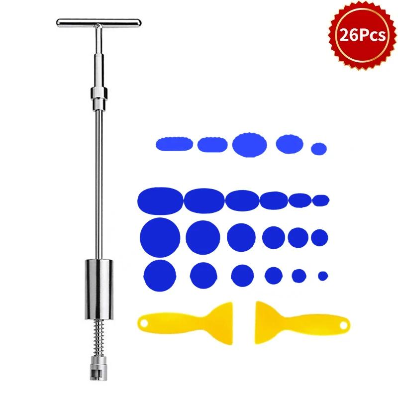 

Инструменты для ремонта вмятин на автомобиле Набор для удаления вмятин EU Plug Slide Hammer Reverse Hammer Tool Body Suspension Adhesive Blue Glue Tabs