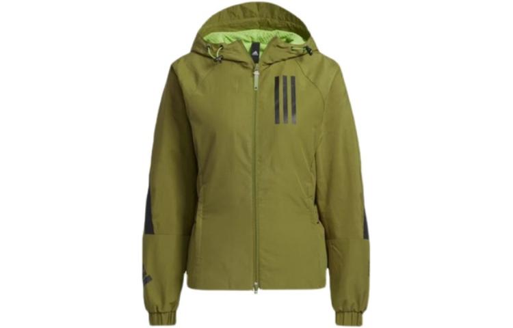 Adidas Jackets Women s Army Green Hooded Moderate Other GM0699 XL