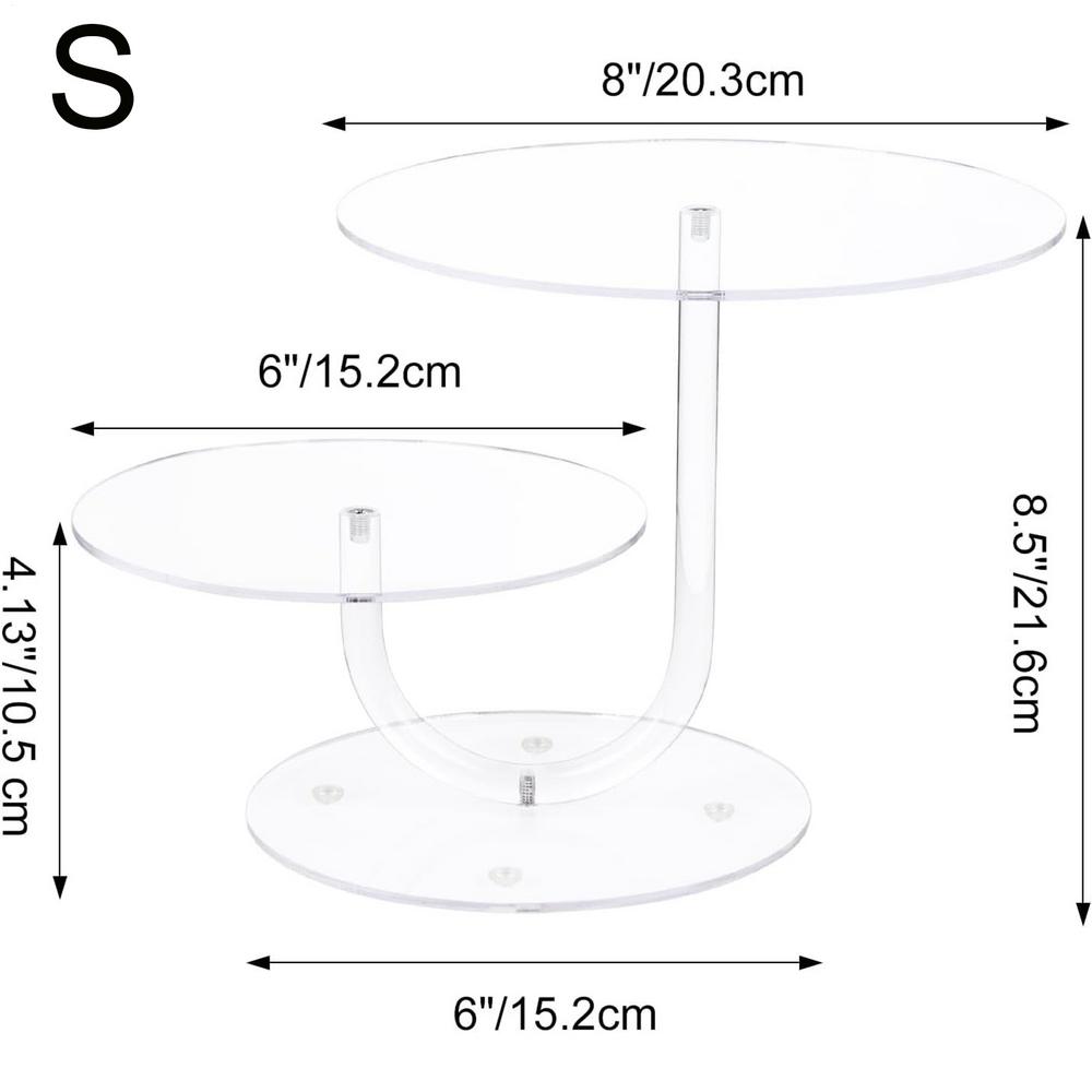 Acrylic Cake Stand Stylish Clear Acrylic Cupcake Holder Cake Holder Tree Dessert Display for Weddings Anniversaries Baby Shower