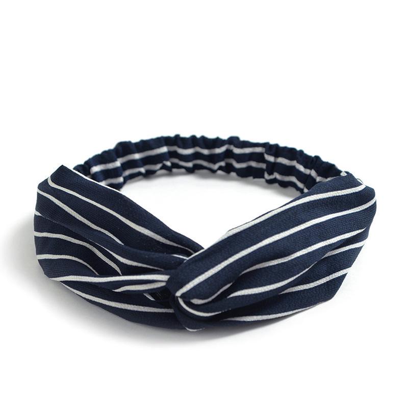 Korean Style Chiffon Elastic Headband for Women - Hair Accessory