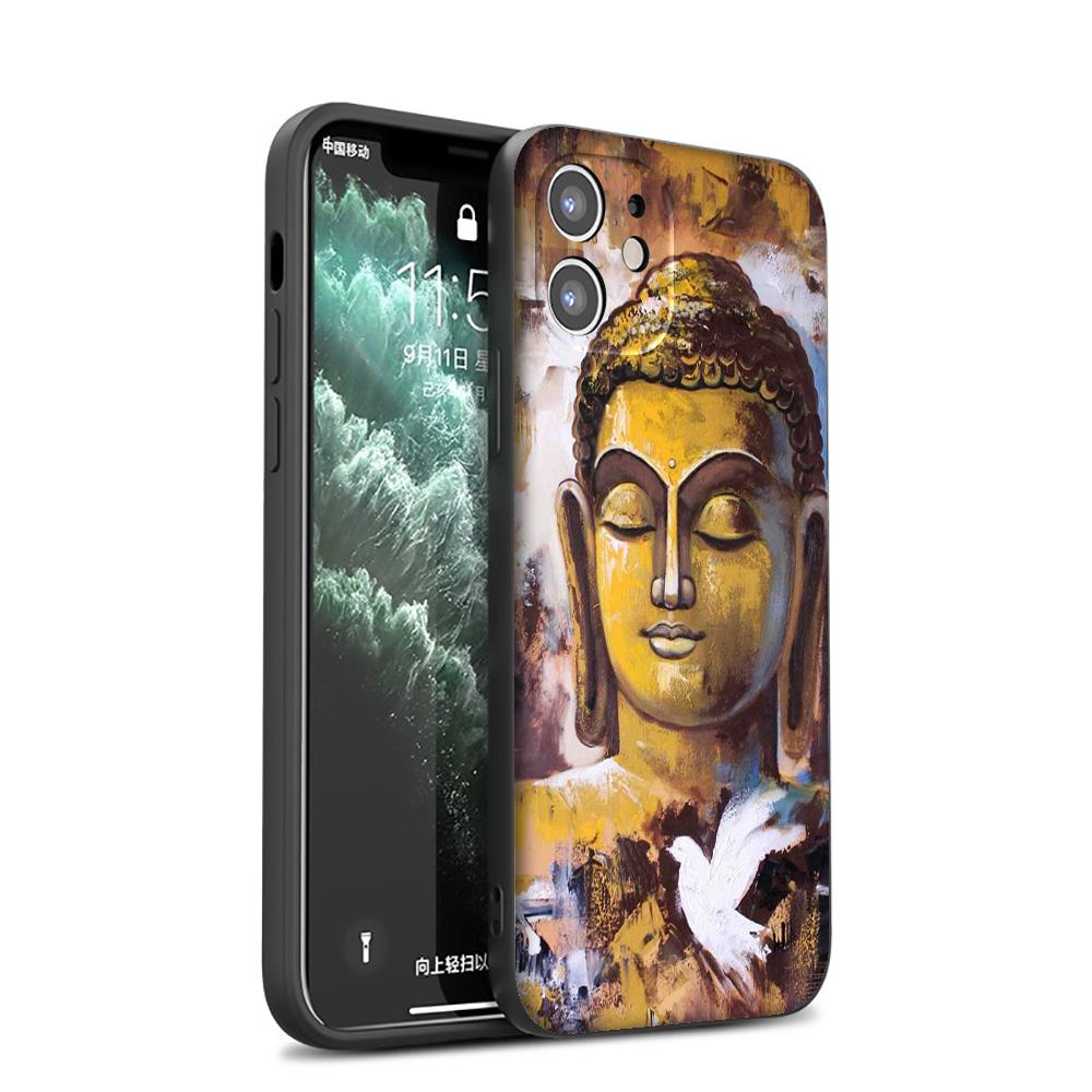 GX45 Budha To Buddha Silicone Soft Case for iPhone 13 12 Mini 11 Pro XS Max XR X 8 7 6 6S Plus 5 5S SE 2020