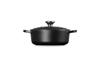 LE CREUSET Cocotte Japonaise Cast Iron Enamel Pot, 18 Cm, Matte Black, Gas, Induction, and Oven Compatible [Official Japanese Product]