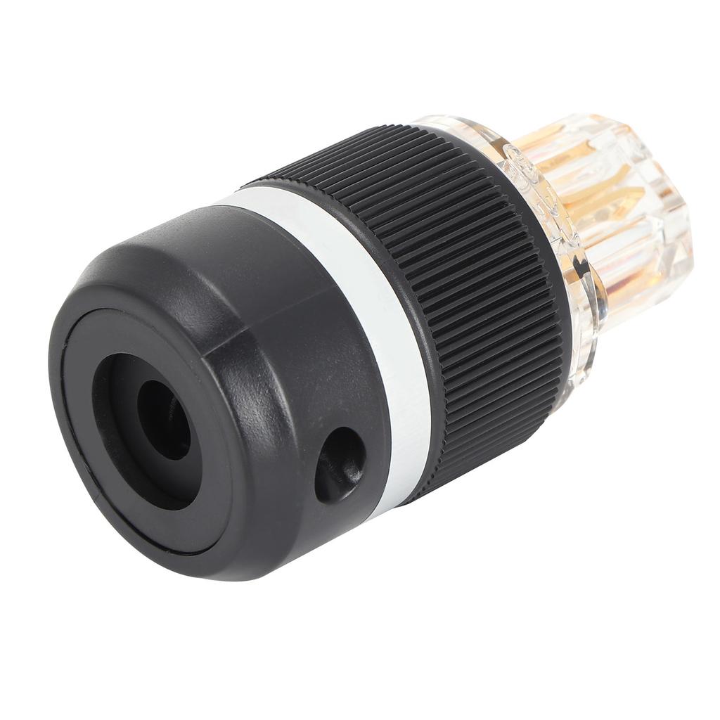 Monoso Power Plug Transparent Pure Copper 24K GoldPlated o Connector Power Plug