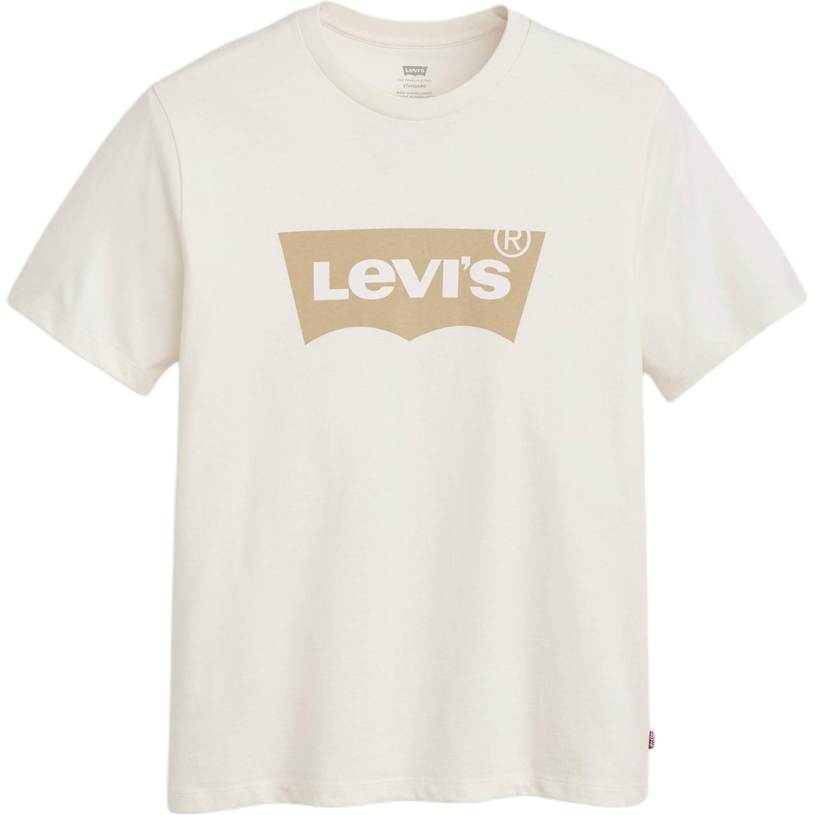 

Levis Casual Comfortable Simple Versatile Letter Logo Round Neck Short Sleeve T-Shirt Men Tops 22491-1726 S