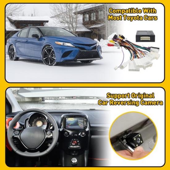 Stereo Radio Harness Connector Cable Wire Adapter Support For Toyota JBL AMP EXV