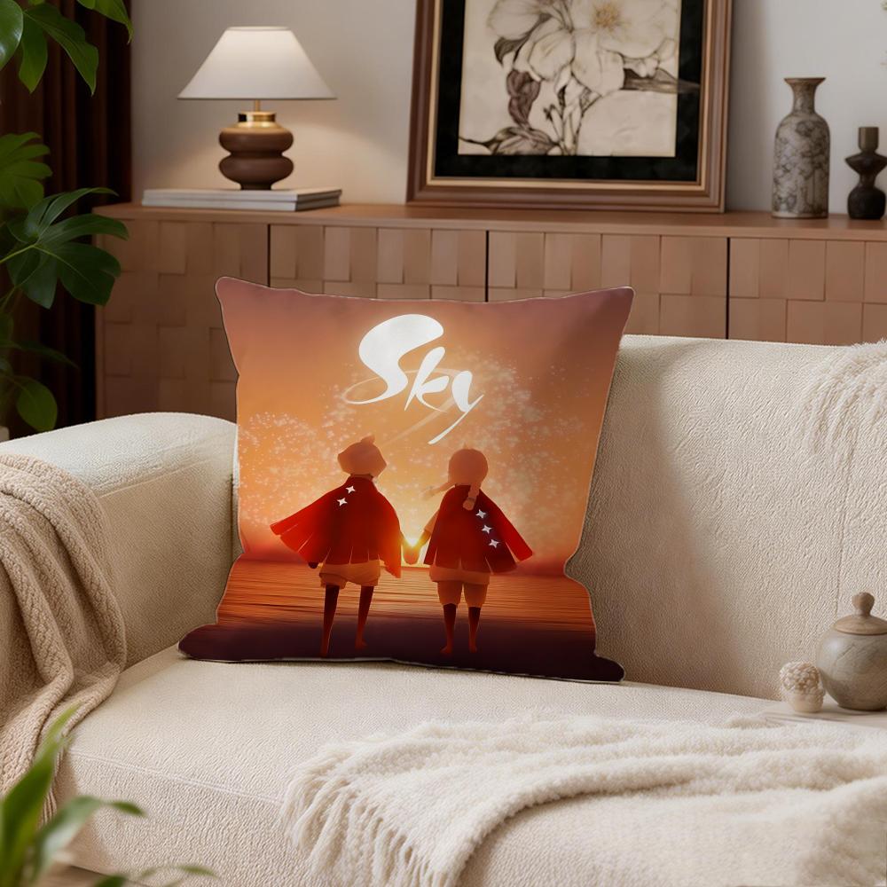 

Fantasy Sky Children of the Light Cushion Cover Cushion Cover Set 4Pcs 50x50 45x45 40x40 Pillowcase Decorative Sofa Home Decor 30X30cm