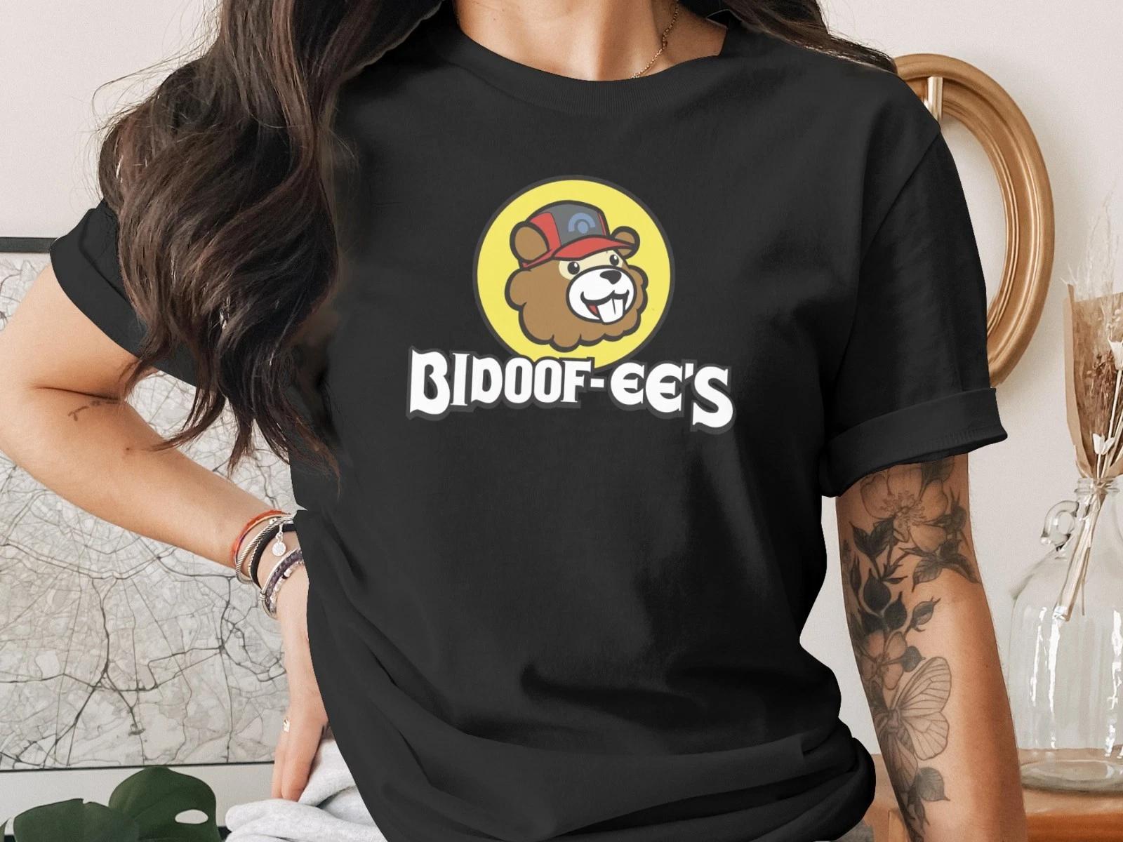 Bidoof-ee’s Funny Bidoof Parody T-Shirt Anime Inspired Gamer Tee Unisex Gift for 2XL