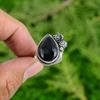 Натуральный Неллит Драгоценный Камень 925 Серебро Мульти Камень Цветок Регулируемое Кольцо для Женщин