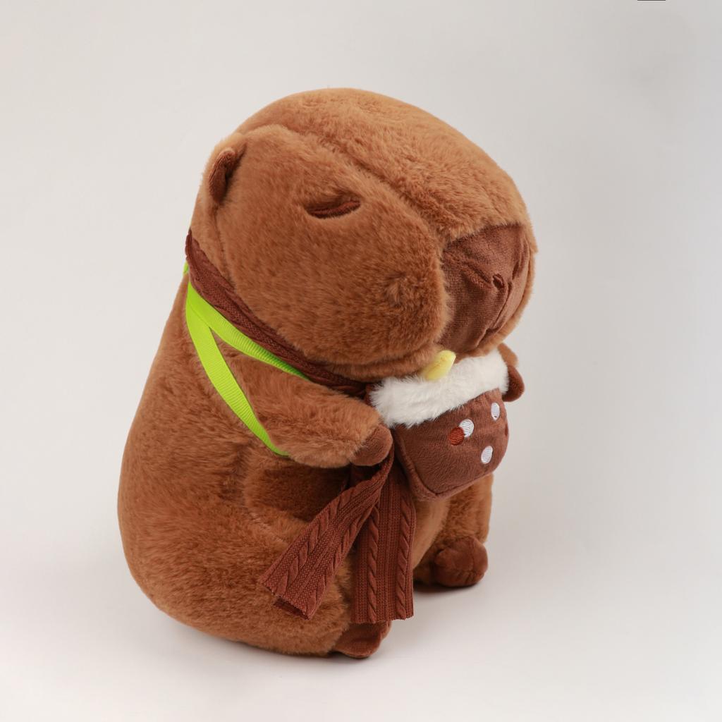 Kapibala Backpack Doll Plush Toy Large Drawstring Avocado Doll Kapibala Back Turtle
