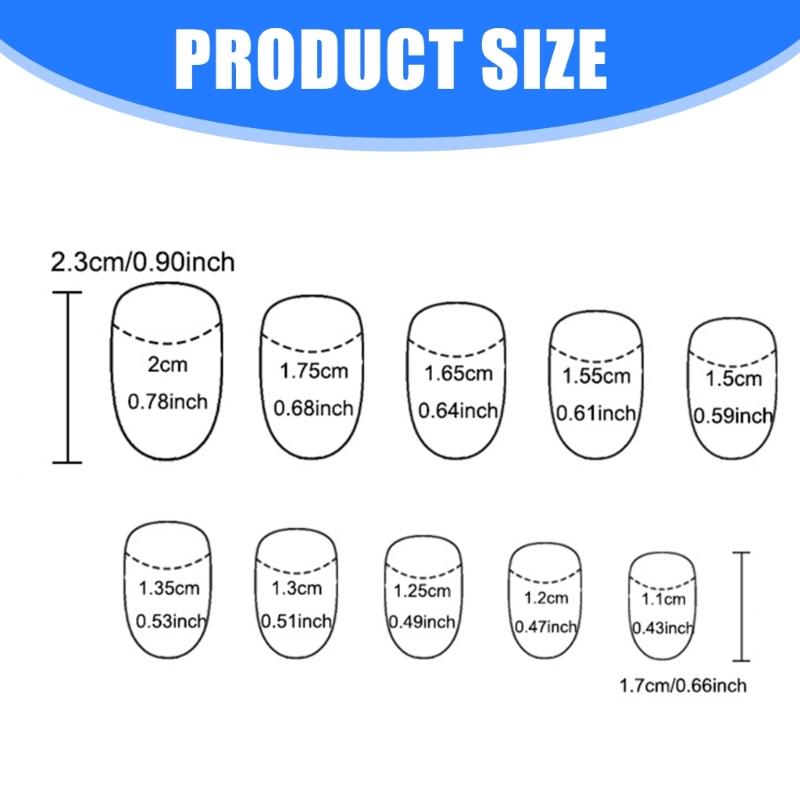 Mandelform Aufklebenagel Falscher Nagel Glitzer Kleber auf Nagel Künstlicher Acrylnagel 24 Stück Aufklebenagel für Frauen und Mädchen