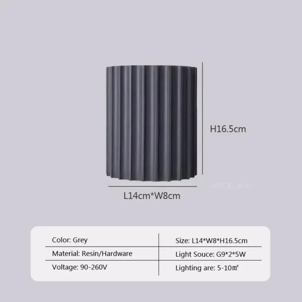 New Transform Your Home Decor with This Stylish, Modern LED Nordic Resin Wall Lamp for Your Bedroom. Enhance Your Space with Sop