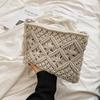 Bohemian Ethnic Bag Women's Fashion Woven Phone Bag Seaside Holiday Beach Crossbody Bag
