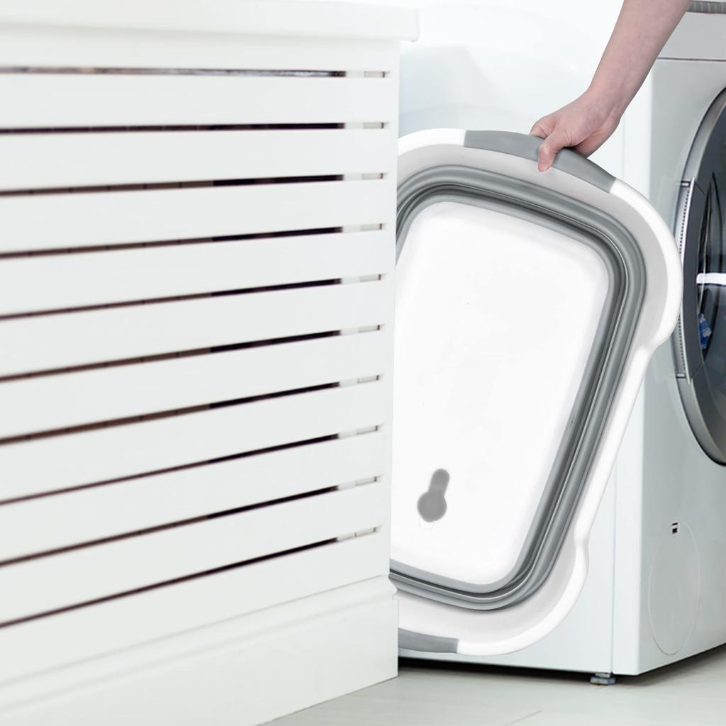 SOLPEX Folding Large Washing Dog Bathing Cat and Dog Large Washing with Drain Three Soft Baby Pet Drain Plug Soaking Clothes and Soft Tub Suitable for