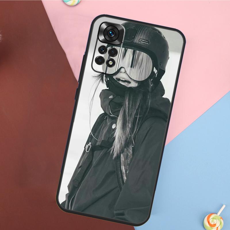 Cool Sports Snowboarding Cover For Xiaomi Redmi Note 13 14 Pro 12 11 9 10 9S 10S 11S 12S Redmi 14C 10C 12C 13C Case