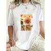 Oversized T Shirt Black Sunflower And Eyes Art Print Graphic Tee For Casual Wear