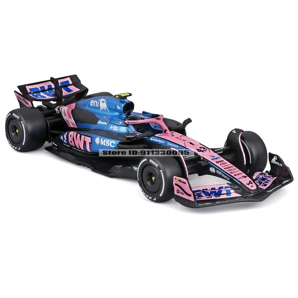 Bburago 1:43 2025 F1 BWT Alpine Formula One Team #10 Pierre Gasly #43 Franco Colapinto Alloy Car Die Cast Model Toy Collectible