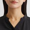 Lala Christie Diamond Moon Necklace, 0.06ct, 18K Gold, Lp71-0014-yg