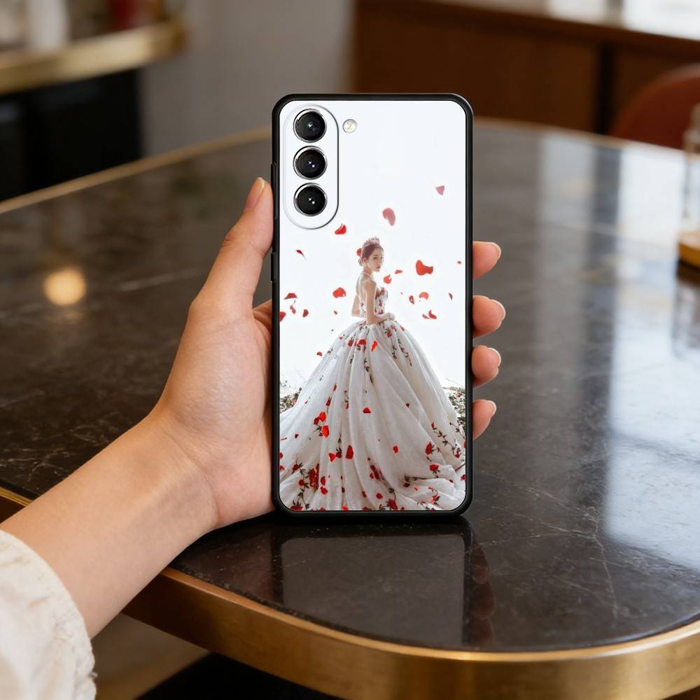 Chinese Actress D-Dilraba Phone Case For Samsung S25,24,23,22,30,21,10,9,Ultra,Plus,Lite,FE,4,5 G Soft Black Case