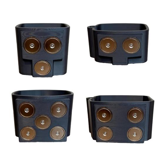 1/4Pcs Magnetic Diesel Additive Holder Heavy Duty Car Truck Diesel Treatment Bottle Organizer Storage Rack for Kitchen Bottles Pantry Organization