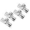 4pcs Boat Pipe Connector 22mm Stainless Steel Folding Swivel Tube Connector Hardware for Marine Yachet