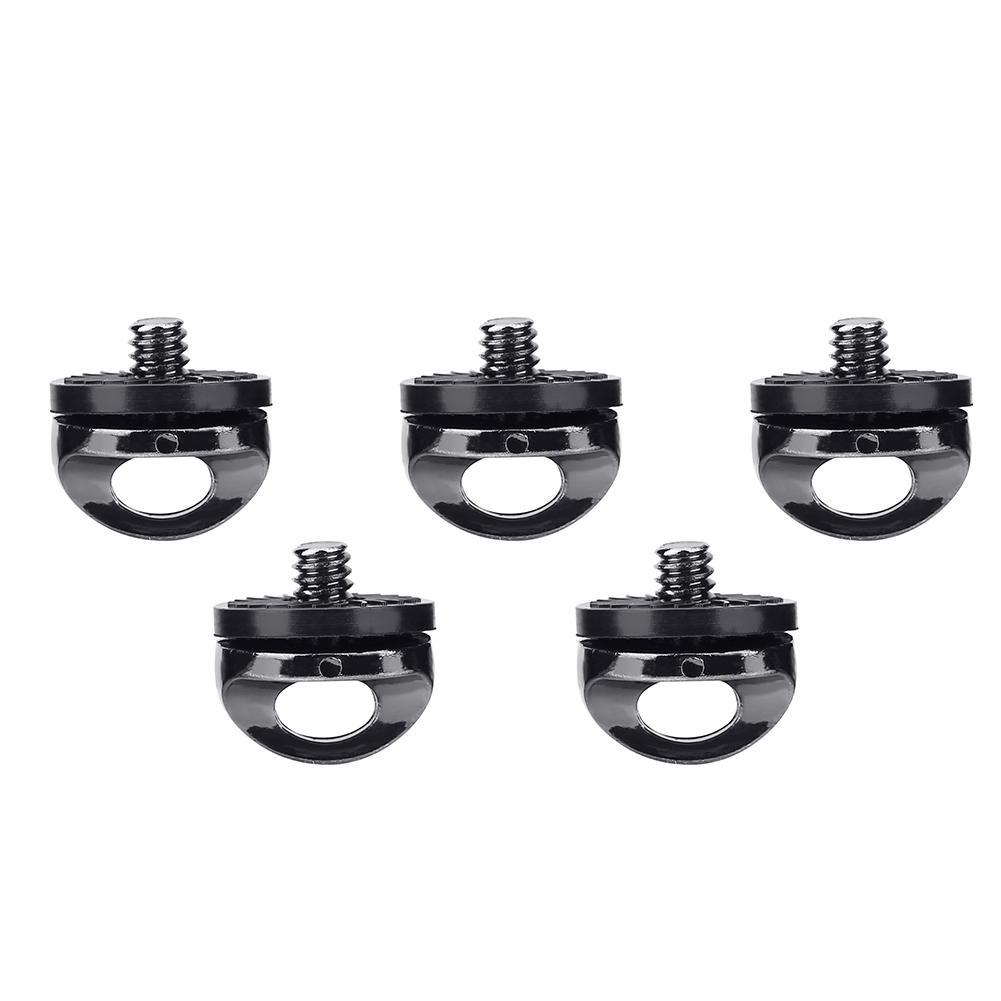 5Pcs 1 4in Mounting Screw Connecting Adapter for Camera Shoulder Strap Quick Release Plate