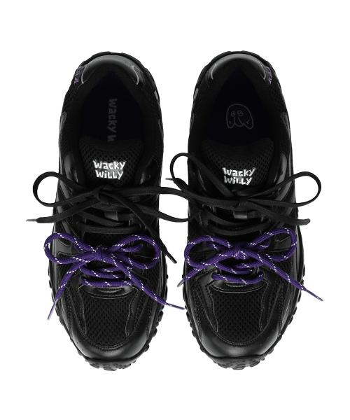 [WAKIEWILLIE] Leo Low Sneakers Black [Shipped from Korea] 100% Authentic