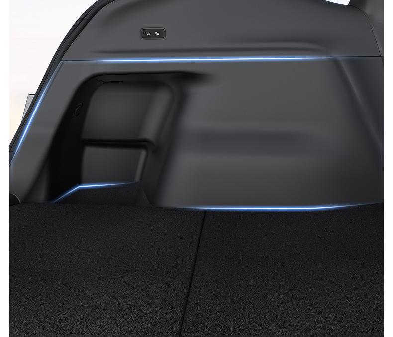 Tesla Model Y Trunk Side Protector: Velvet Corner Interior Accessory